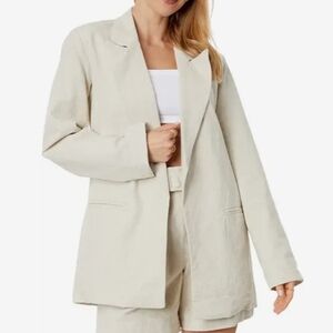 Blank NYC Linen Blend Blazer